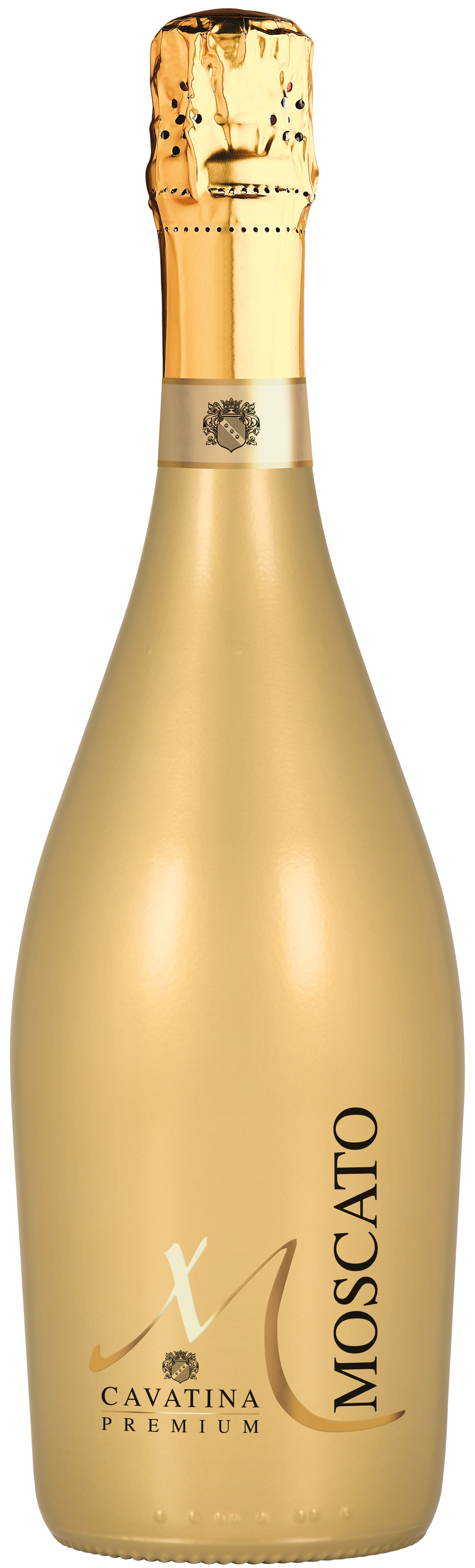 Cavatina Premium Gold Moscato Spumante Dolce wine bottle