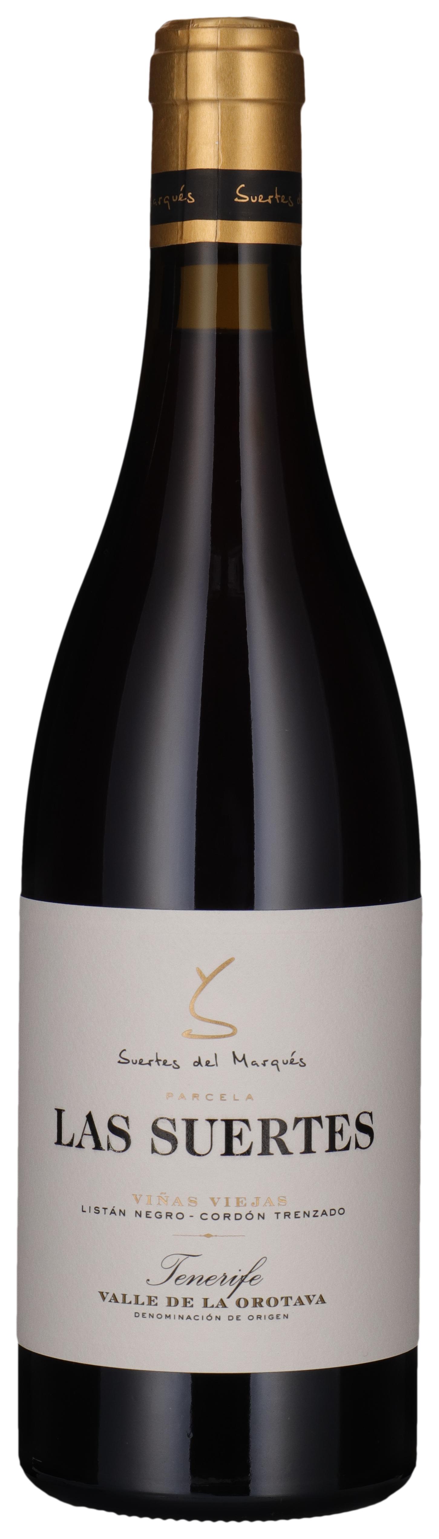 Las Suertes 2022 wine bottle