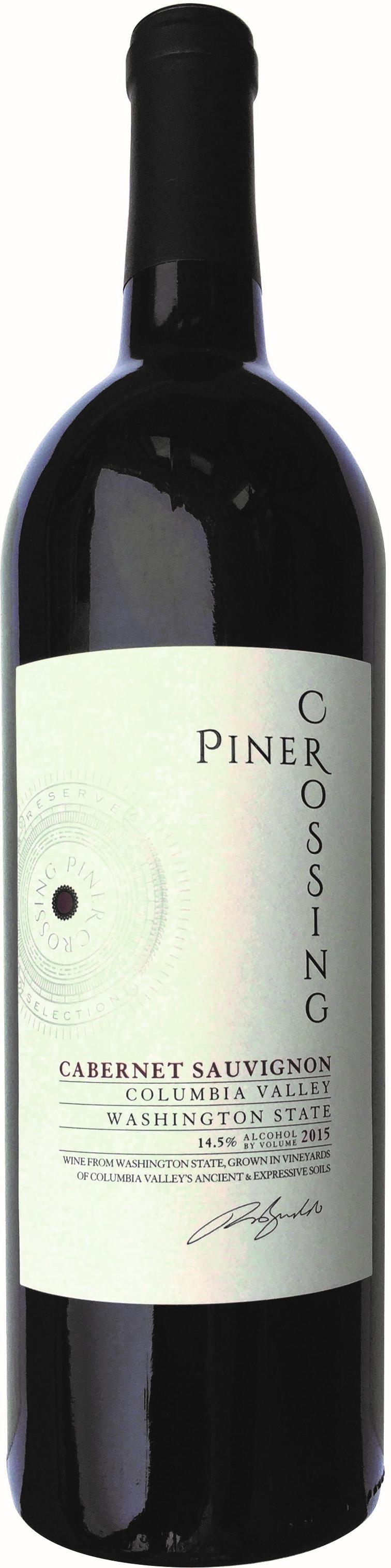 Piner Crossing Cabernet Sauvignon  2015 wine bottle
