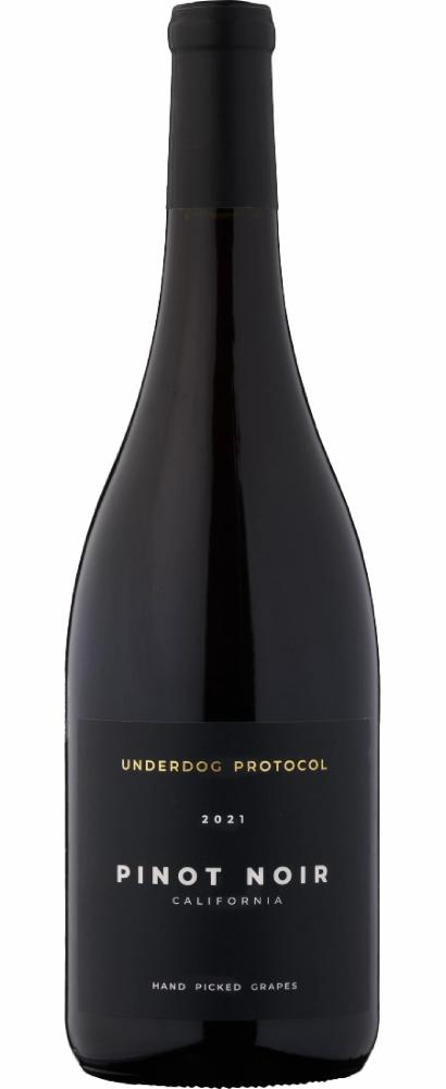 2023 Underdog Protocol Pinot Noir wine bottle
