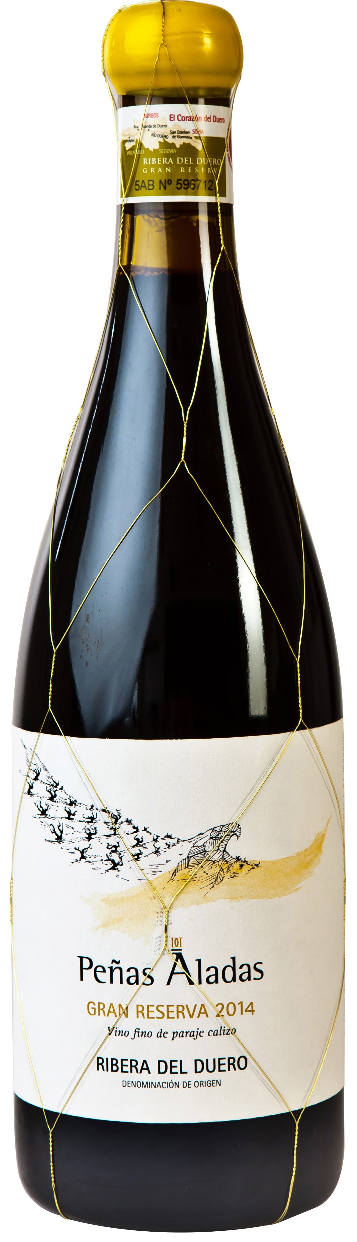 Dominio del Aguila Peñas Aladas Gran Reserva 2014 ØKO i trækasse wine bottle