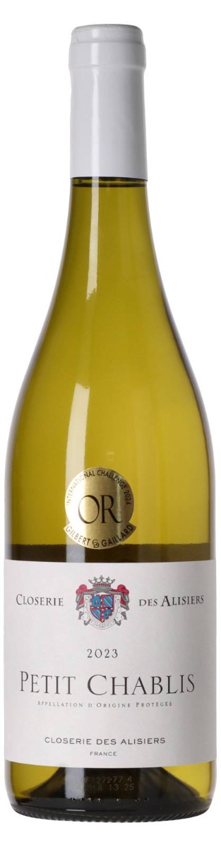 Stéphane Brocard Closerie des Alisiers Petit Chablis 2023 wine bottle