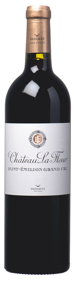 Chateau la Fleur Saint-Emilion Grand Cru 2020 i trækasse wine bottle