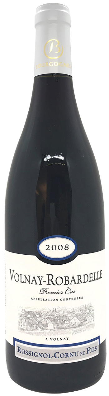 Rossignol-Cornu et Fils Volnay 1er Cru Robardelles 2008 wine bottle
