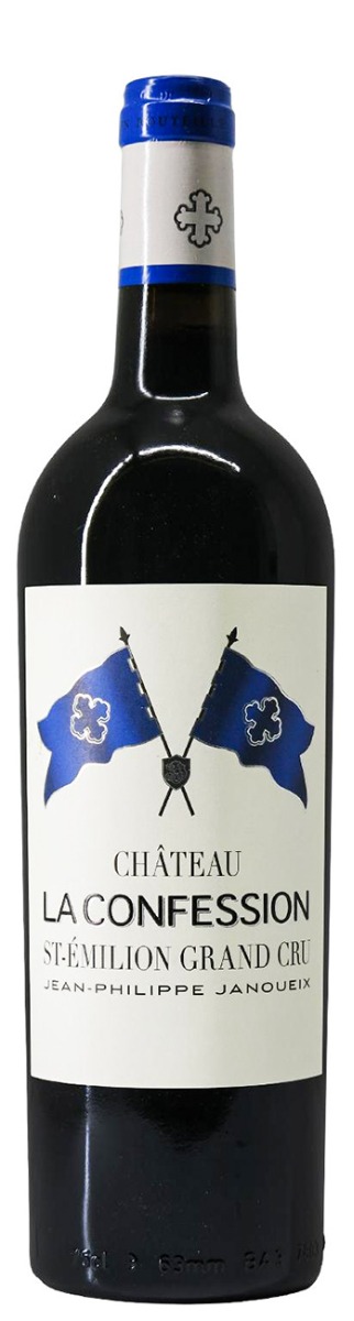 Château La Confession Saint-Émilion Grand Cru 2020 i trækasse wine bottle