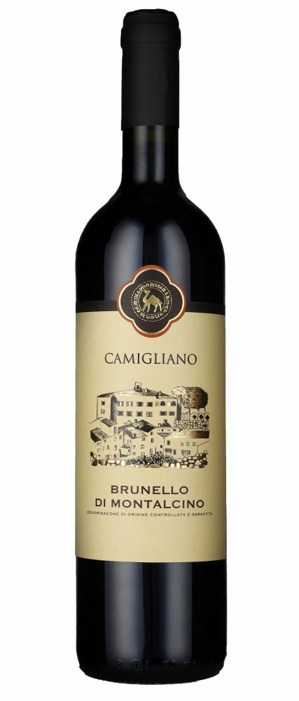 2018 Brunello di Montalcino Camigliano wine bottle