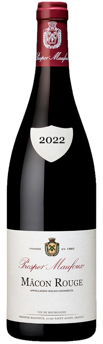 Prosper Maufoux Mâcon Rouge 2022 wine bottle