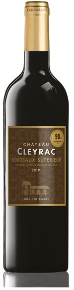 Château Cleyrac Bordeaux Superieur 2019 wine bottle