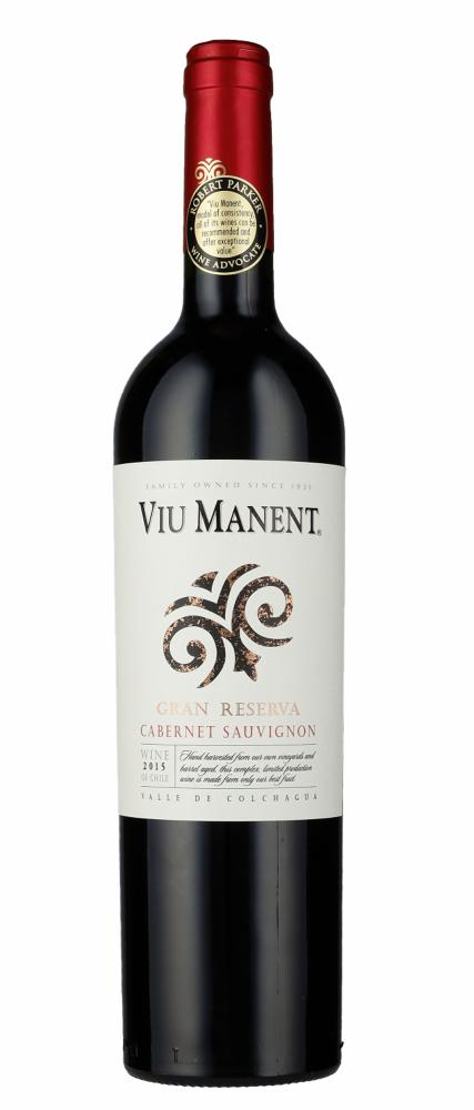 2015 Gran Reserva Viu Manent Cabernet Sauvignon Colchagua wine bottle