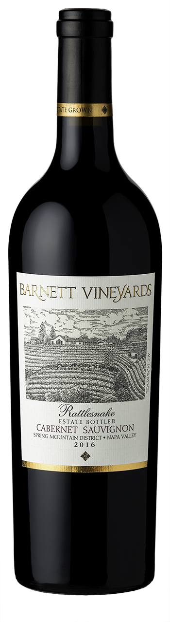 Barnett Vineyards Rattlesnake Cabernet Sauvignon 2016 wine bottle