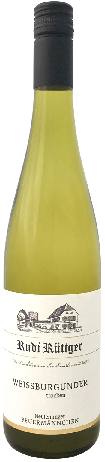 Rudi Rüttger Weissburgunder Trocken Pfalz 2018 wine bottle