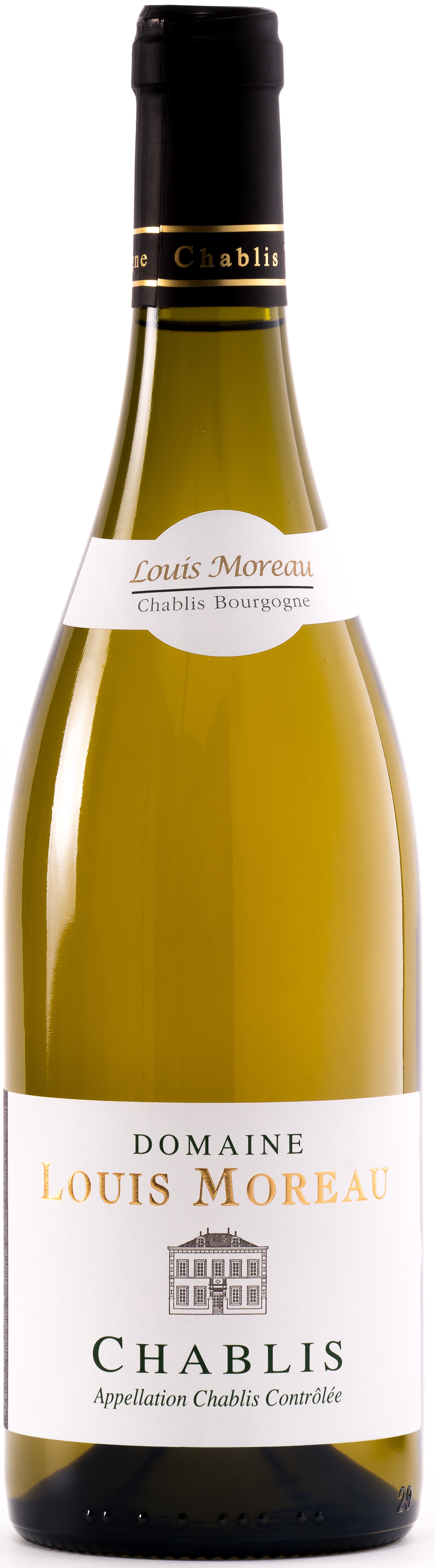 Louis Moreau Chablis 2019 wine bottle