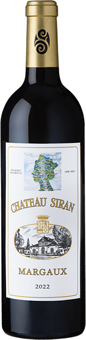 EN PRIMEUR Chateau Siran Margaux 2022 i trækasse wine bottle