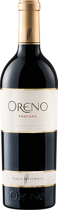 Oreno 2017 Tenuta Sette Ponti wine bottle