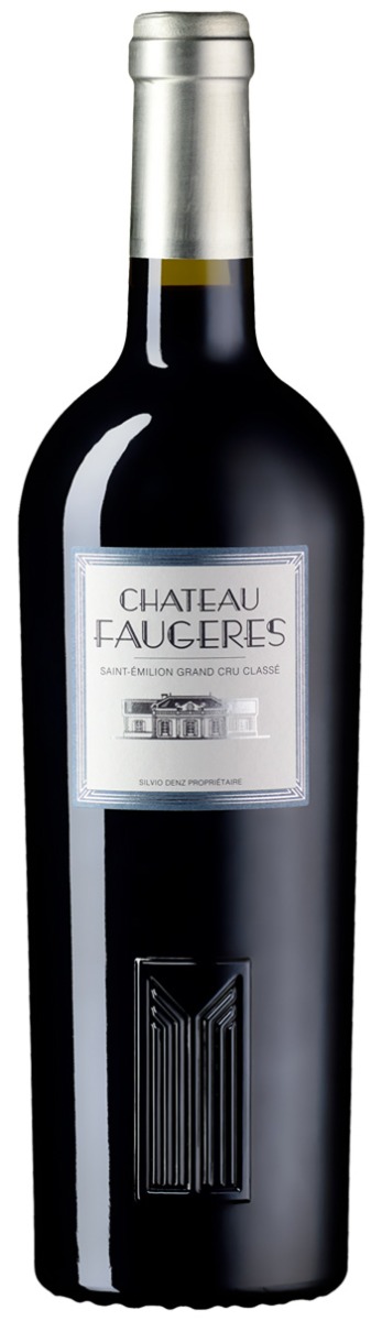 Chateau Faugeres Saint-Emilion Grand Cru Classé 2020 i trækasse wine bottle