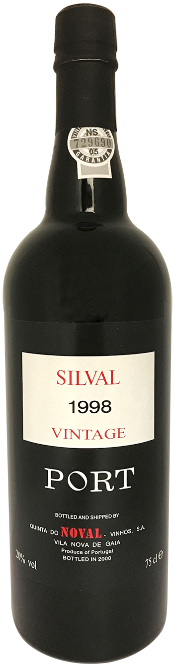 Quinta do Noval, Silval 1998 Vintage Port wine bottle