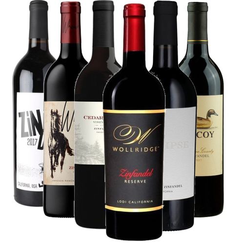 Smagekasse - Zinfandel wine bottle