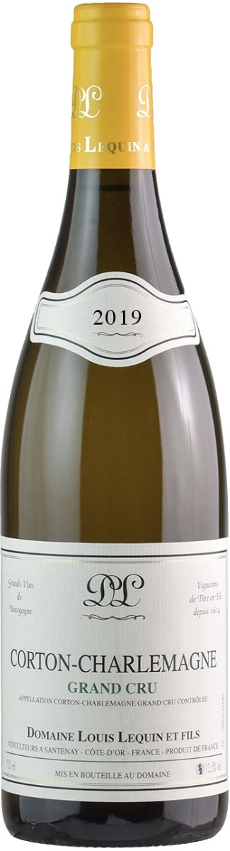 Domaine Louis Lequin et Fils Corton-Charlemagne Grand Cru 2019 wine bottle