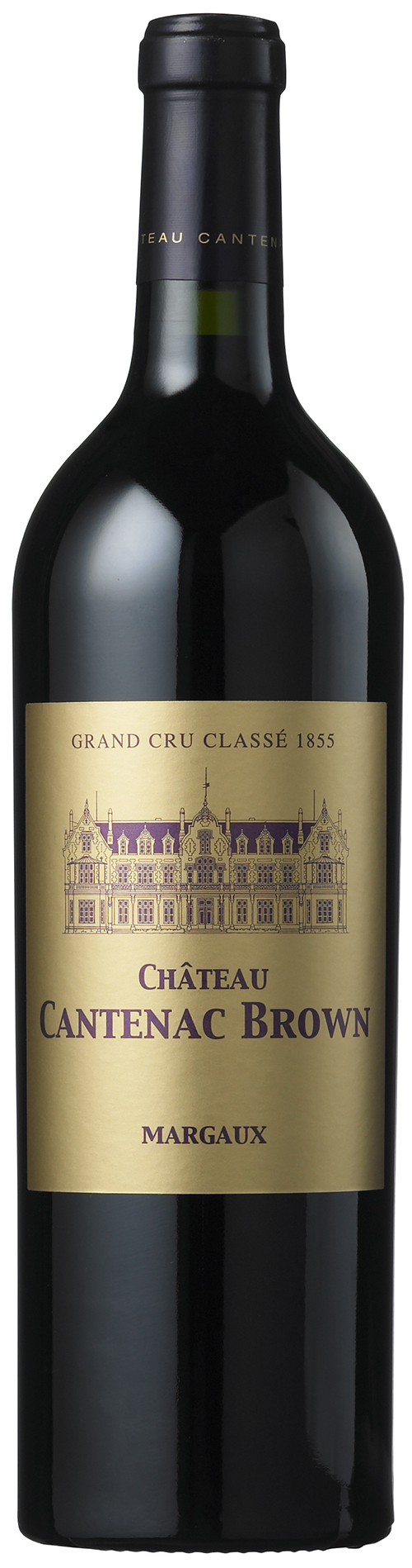 Chateau Cantenac Brown Margaux 3. Cru Classé 2007 i trækasse wine bottle