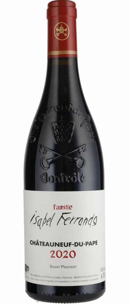 2020 Chateauneuf-du-Pape Rouge Famille Isabel Ferrando (St. Prefert) wine bottle
