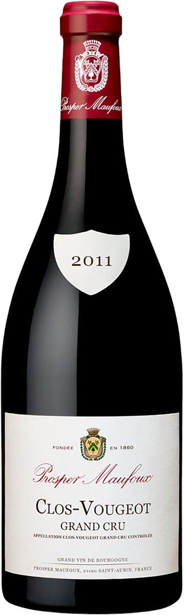 Prosper Maufoux Clos Vougeot Grand Cru 2011 wine bottle