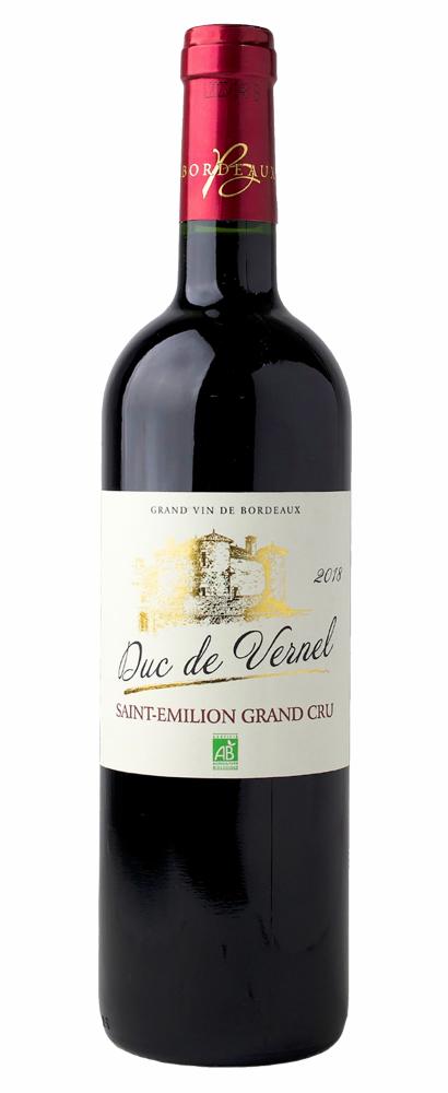 Duc Du Vernel wine bottle