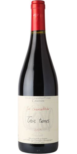 Joé Chandelier, Trois Terres 2023 wine bottle