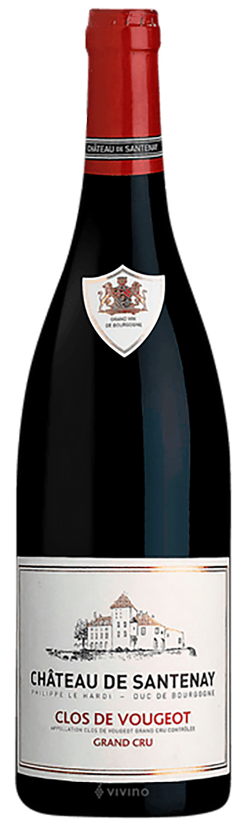 Chateau de Santenay Clos de Vougeot 2014 wine bottle