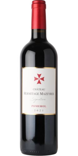 Chateau Hermitage Mazeyres Signature Pomerol 2021 wine bottle