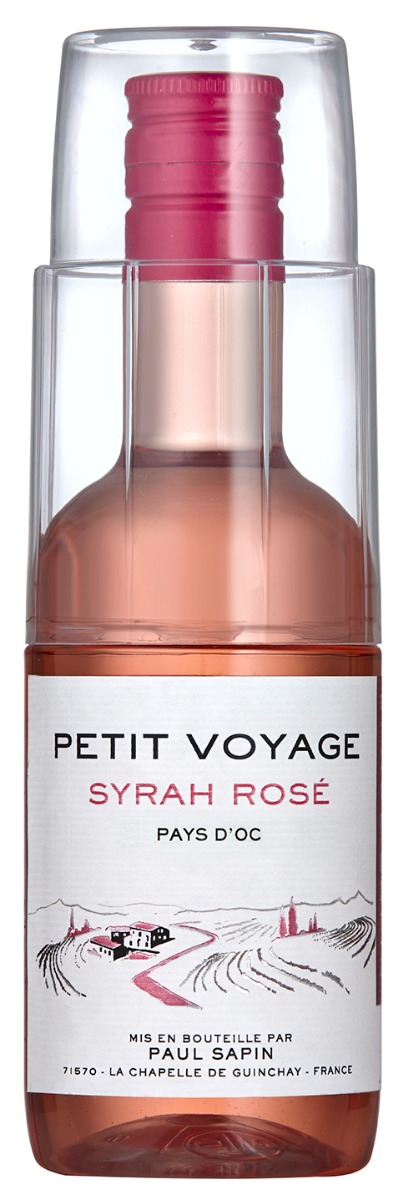 Petit Voyage Syrah Rosé - Miniflaske 187ml wine bottle