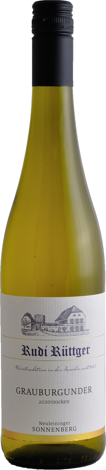 Rudi Rüttger Grauburgunder trocken Pfalz 2020 wine bottle