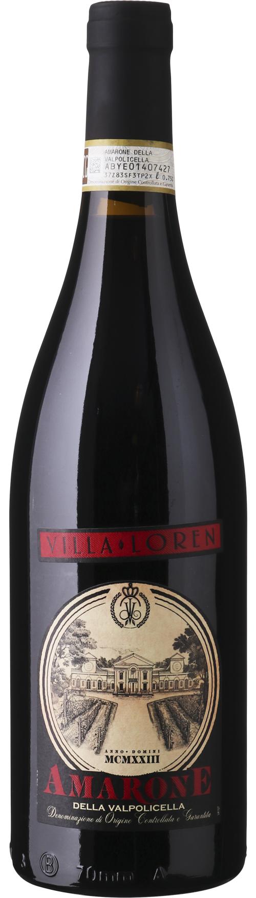 Villa Loren Amarone della Valpolicella D.O.C.G. wine bottle